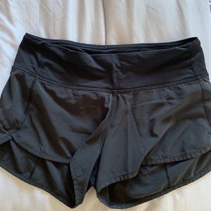 Black lululemon shorts